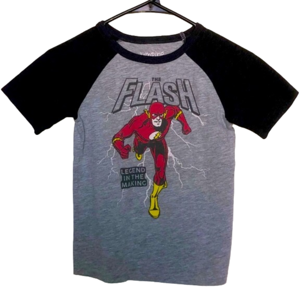 JUMPING BEANS Gray & Black “The Flash” T-Shirt